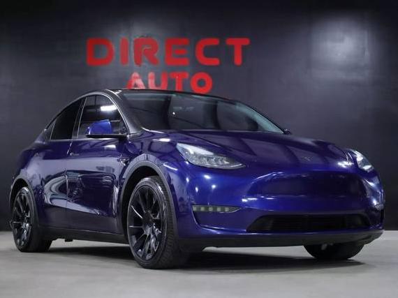 TESLA MODEL Y 2021 5YJYGDEE4MF123107 image